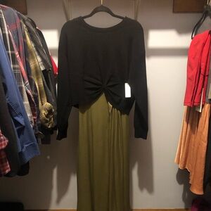 Anthropologie long dress. Size large